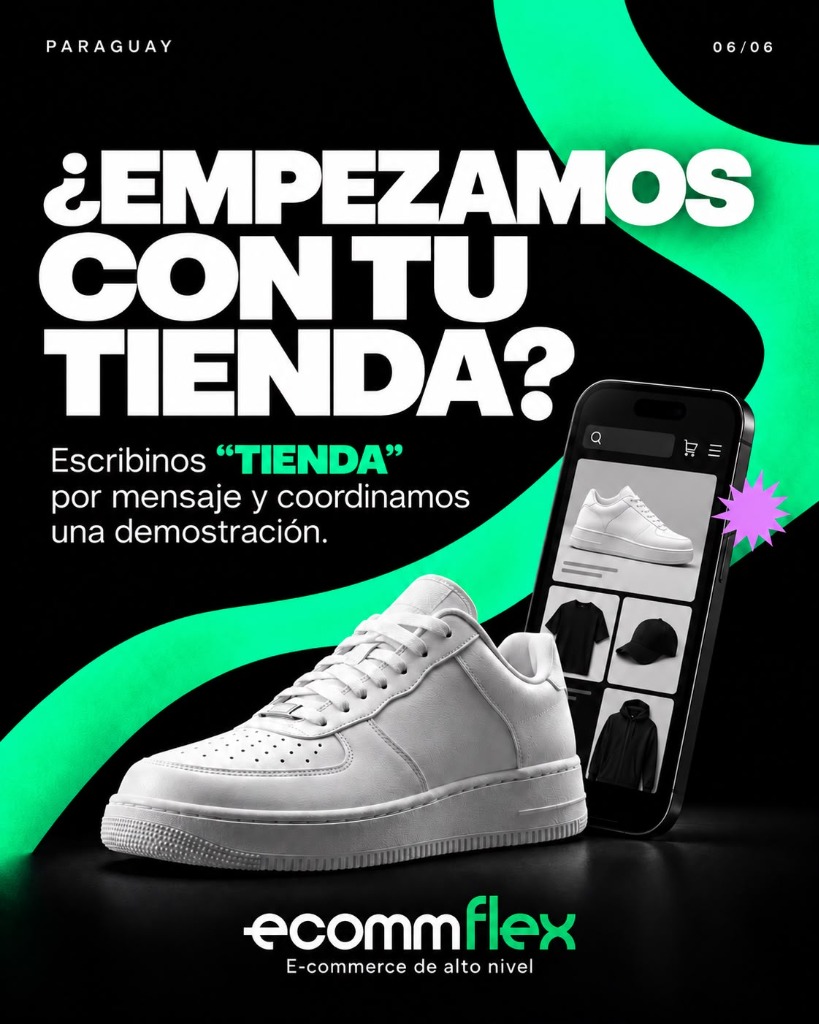 Publicación en Instagram · Empezamos con tu tienda